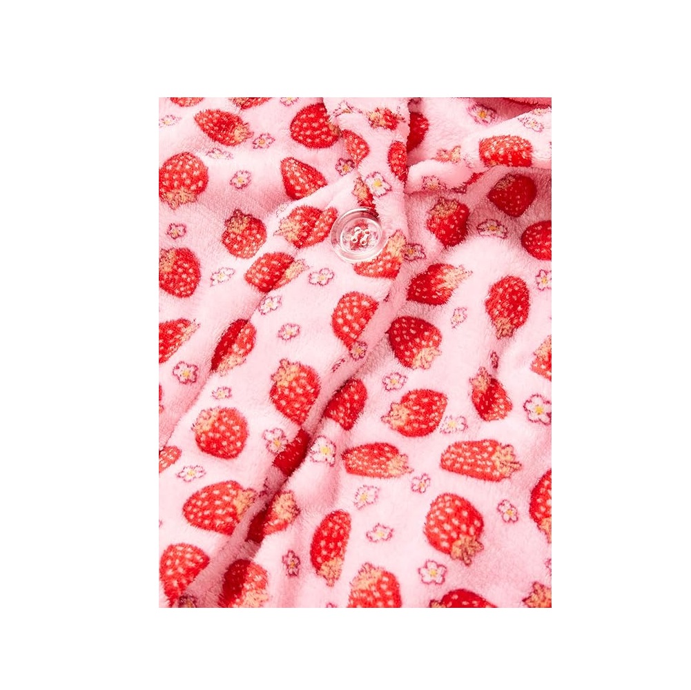 Children's Bathrobe - Playshoes Strawberries