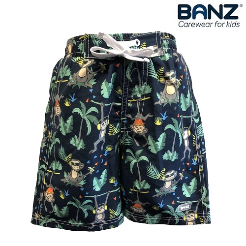 Swim trunks for children Banz Navy Jungle