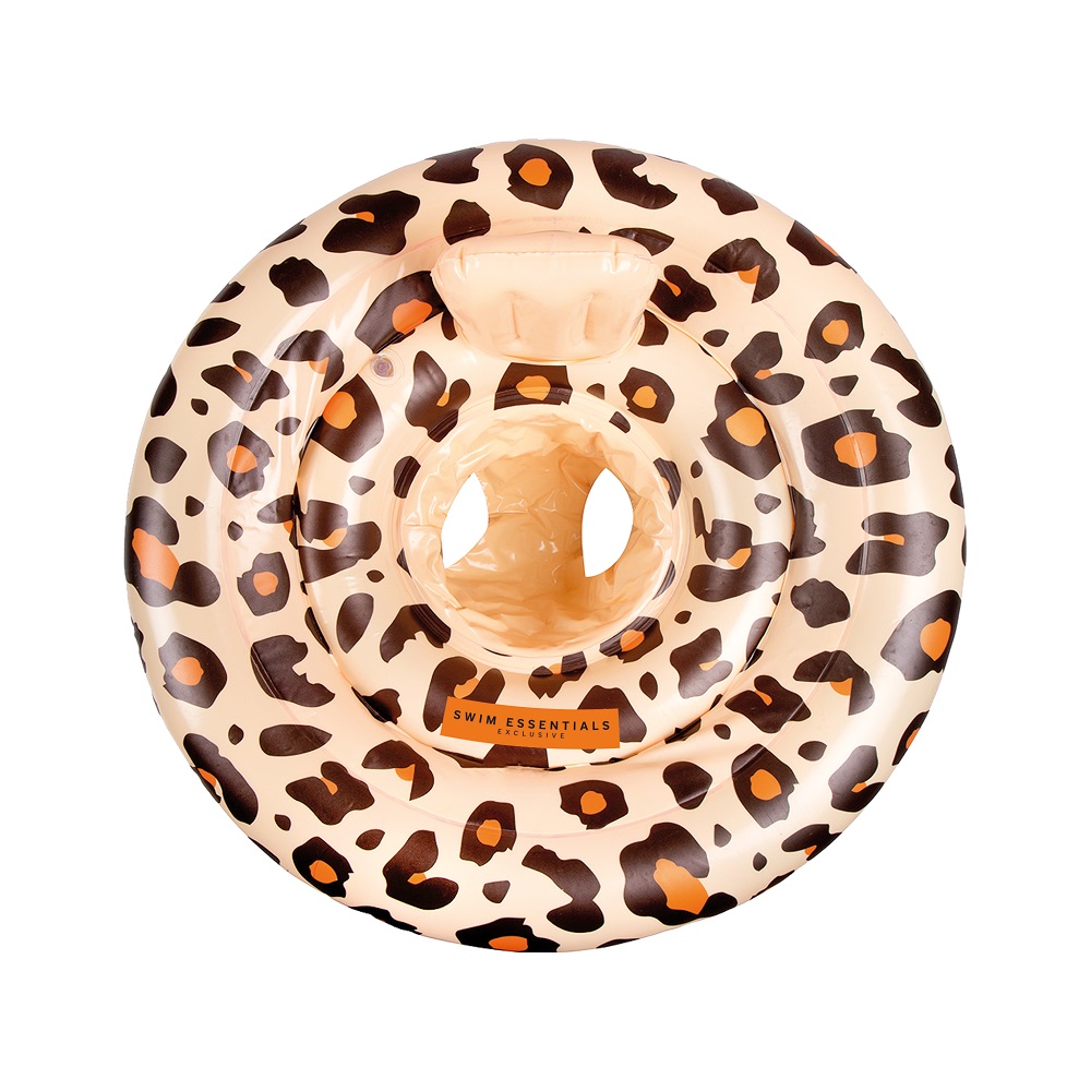 Badring baby Swim Essentials Beige Leopard