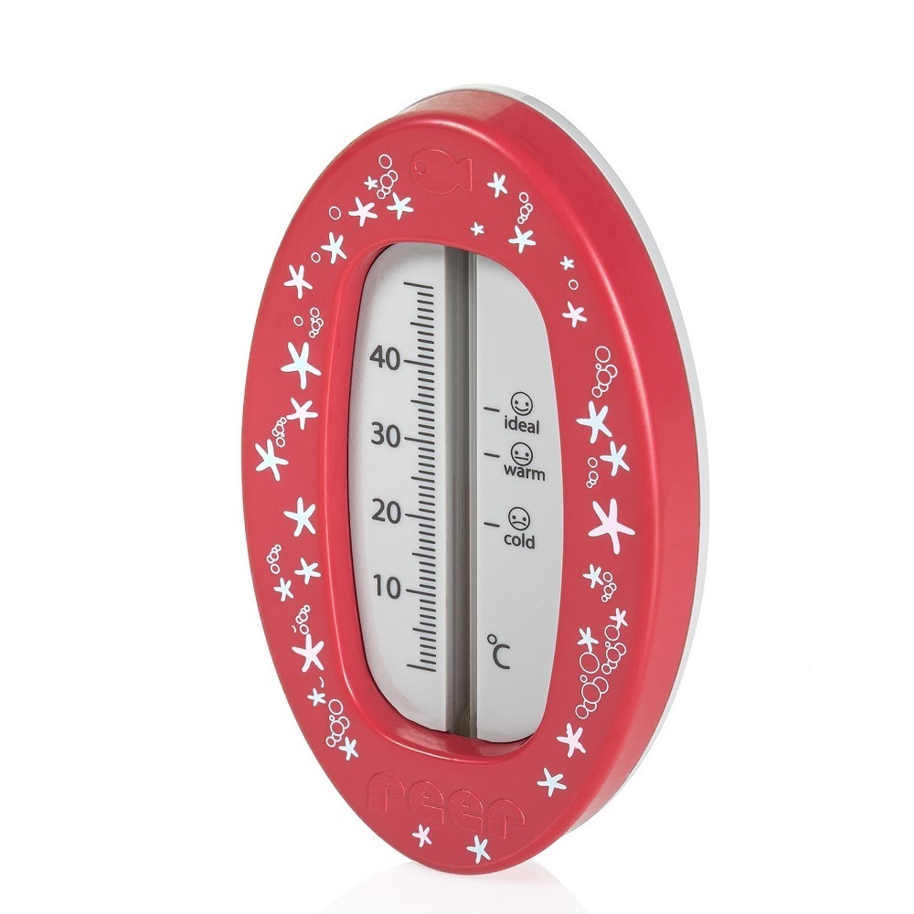 Bath thermometer for children Reer Oval Red