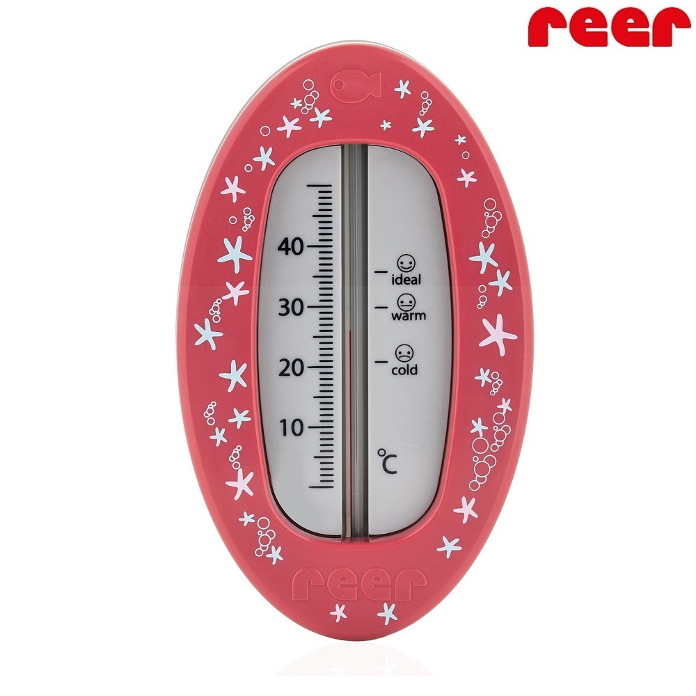 Bath thermometer for children Reer Oval Red