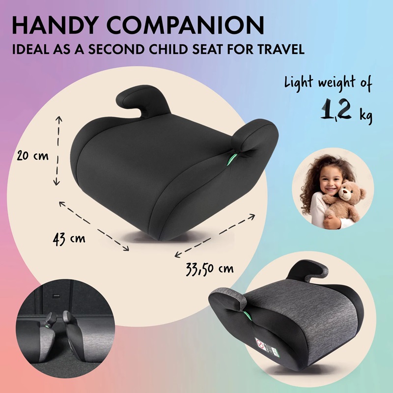 Car Booster Seat - Walser Raffi Black