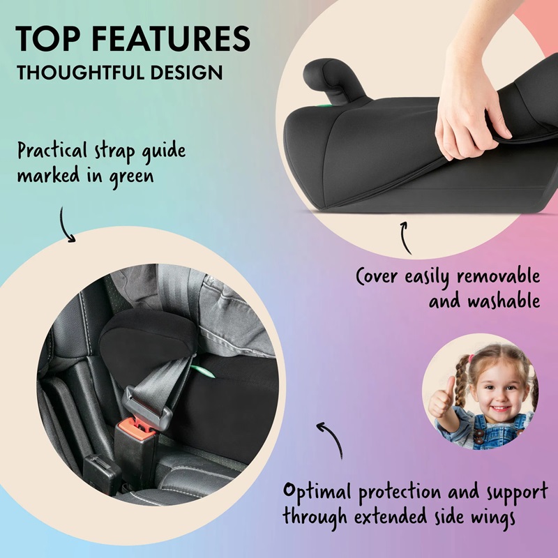 Car Booster Seat - Walser Raffi Black