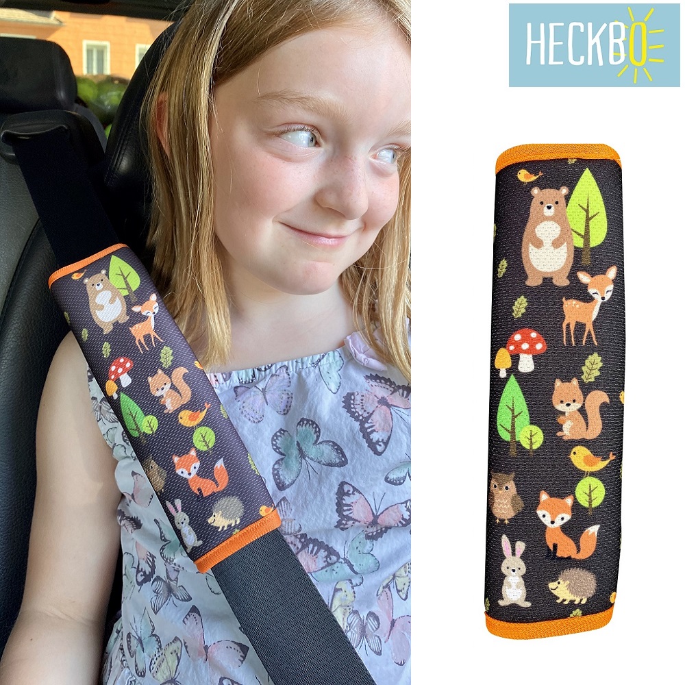 Car seat belt cover Heckbo Forest Animals