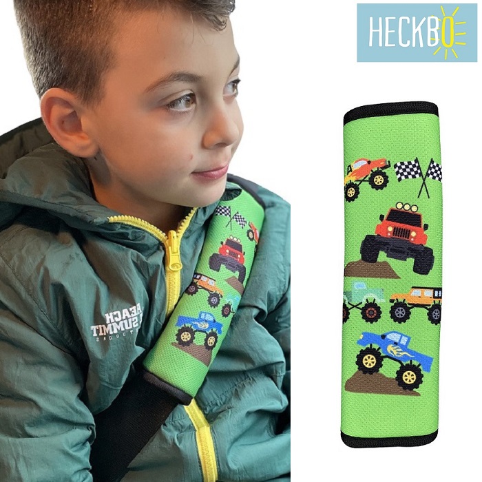 Car seat belt cover Heckbo Monster Trucks