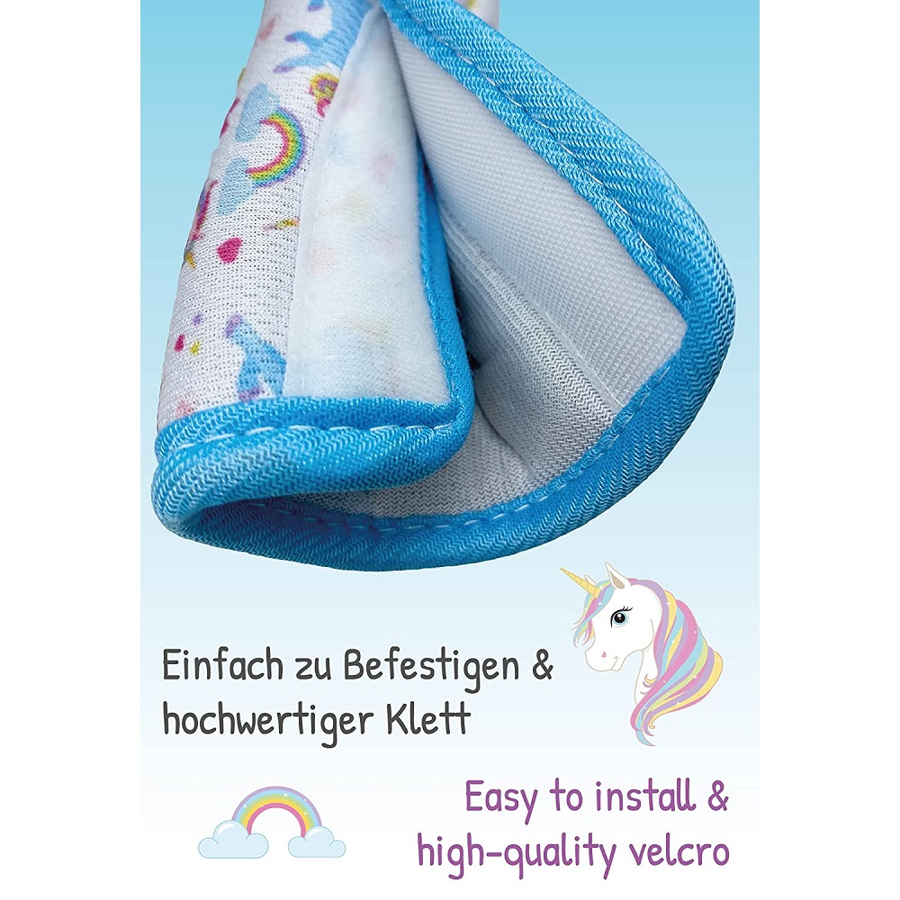 Seat belt cover for kids Heckbo Unicorns