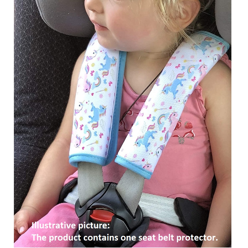 Seat belt cover for kids Heckbo Unicorns
