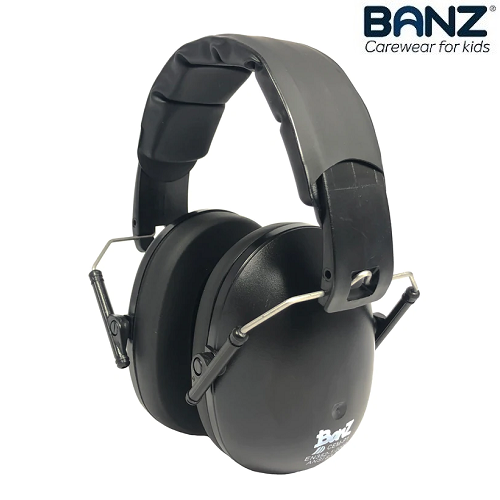 Kids' ear defenders Banz Black Onyx