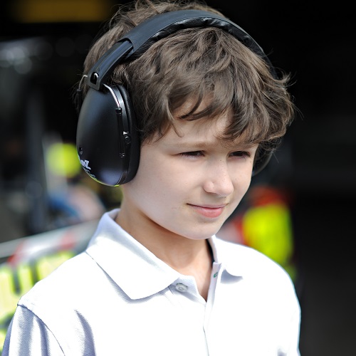 Kids' ear defenders Banz Black Onyx