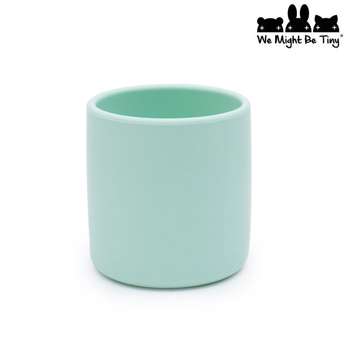 Silicone mug for kids We Might Be Tiny Grip Cup Mint