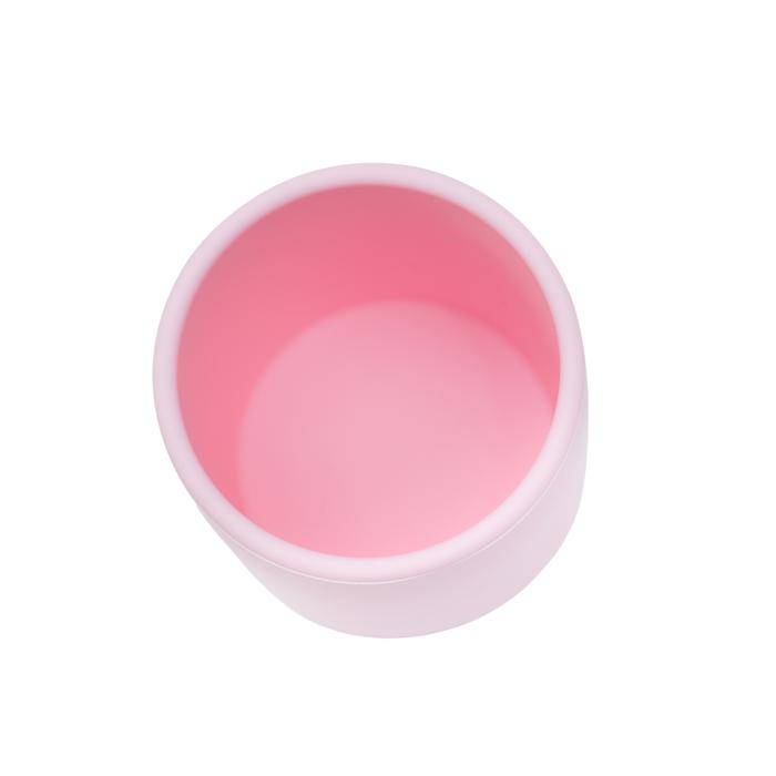 Silicone mug for kids We Might Be Tiny Grip Cup Powder Pink