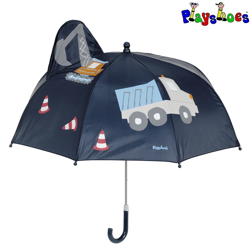 Children's umbrella Playshoes Construction 3D