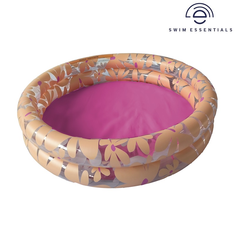 Inflatable Pool for Children - Swim Essentials Pink Flowers