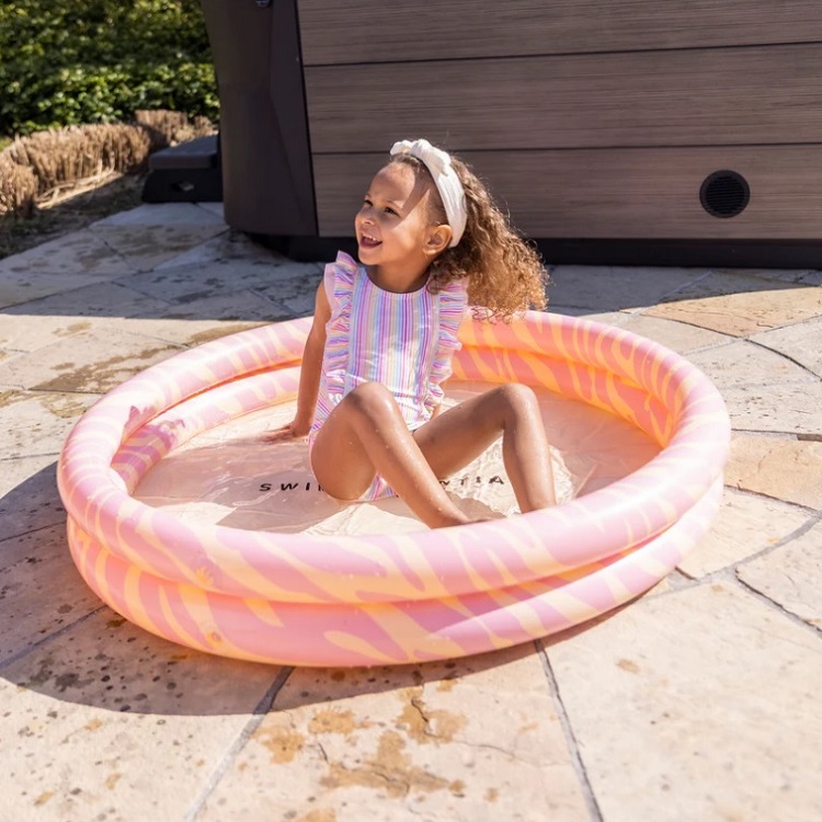 Inflatable pool for kids Swim Essentials Pink Zebra