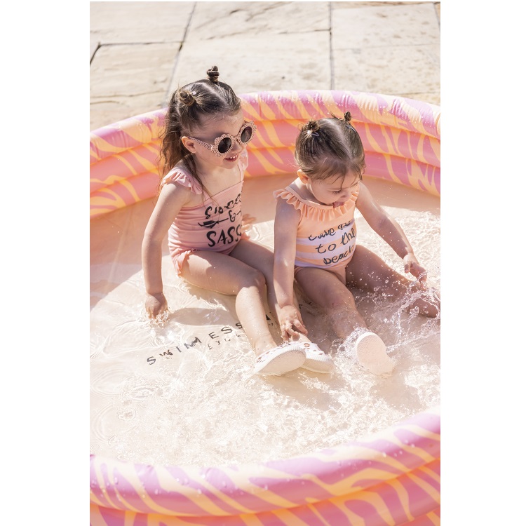 Inflatable pool for kids Swim Essentials Pink Zebra