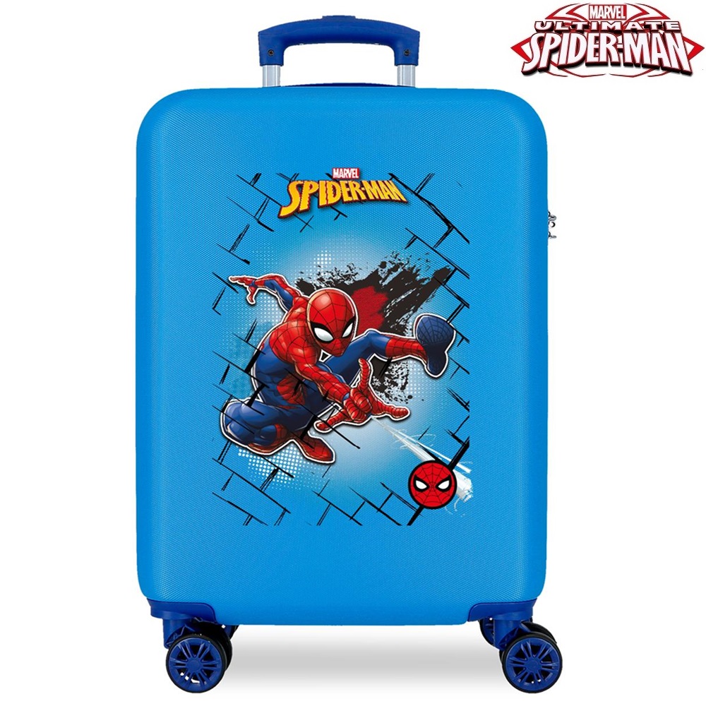 Suitcase for kids Spiderman Blue Suitcase for kids Spiderman Blue