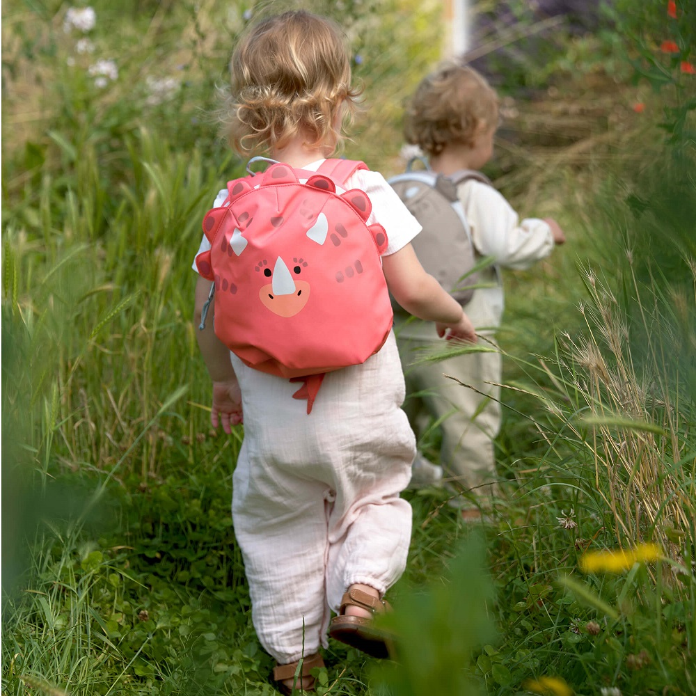 Kid's backpack Lässig About Friends Red Dino