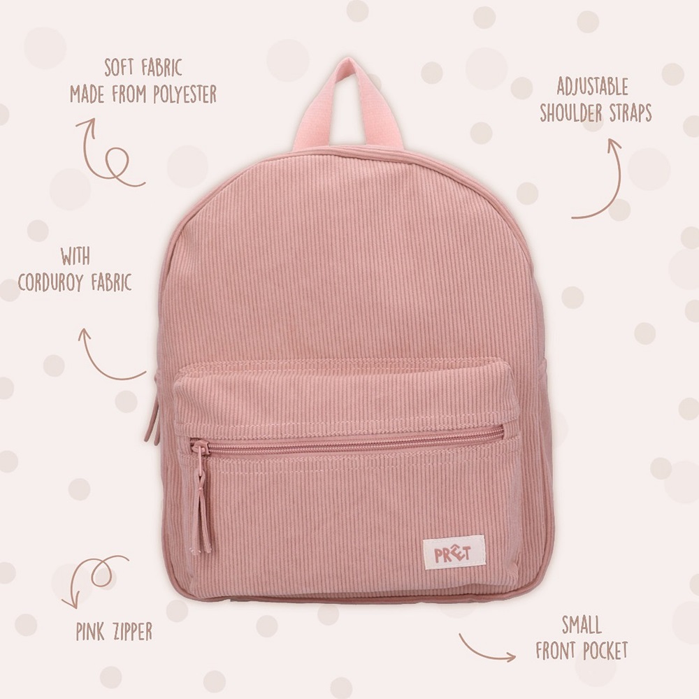 Backpack for kids Pret Ridge and Row Pink