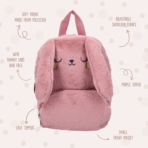 Backpack for kids The Adorables Dark Pink