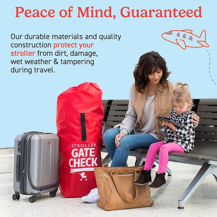 Transport Bag for Strollers - Gate Check Red