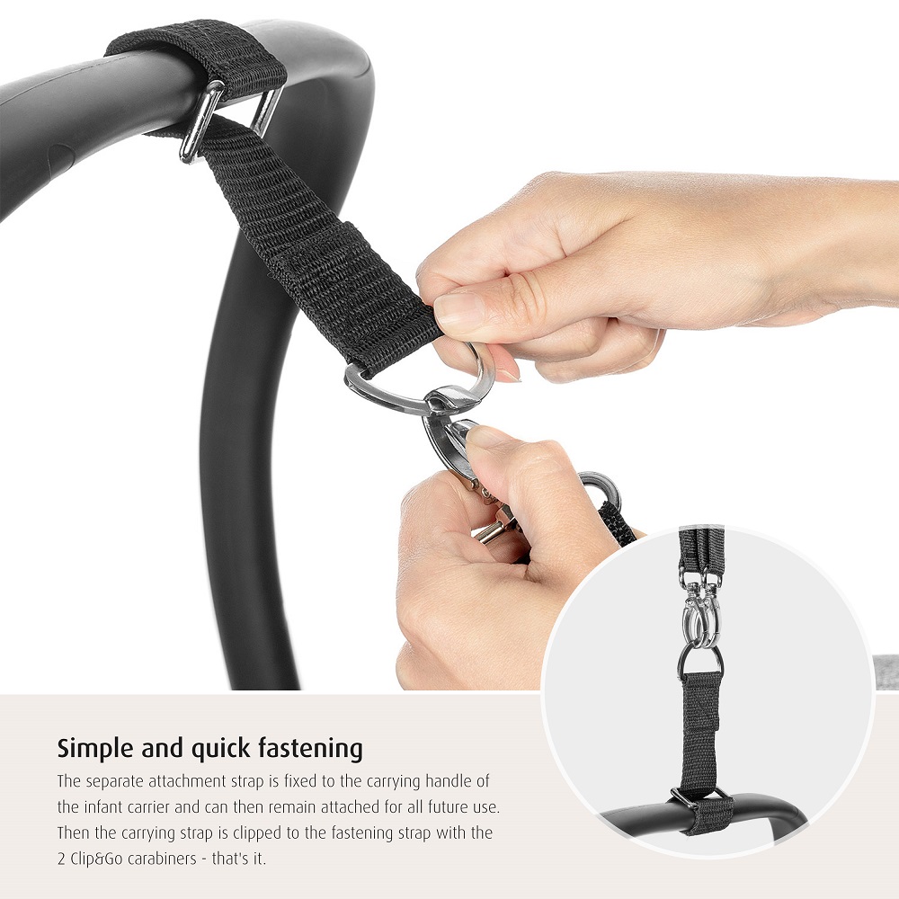 Reer carrying strap for baby car seats