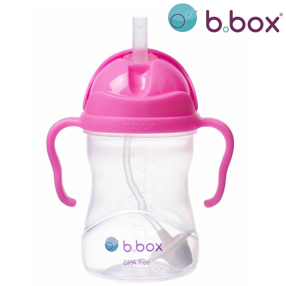 Sippy cup and water bottle for kids B.box Pomegranade