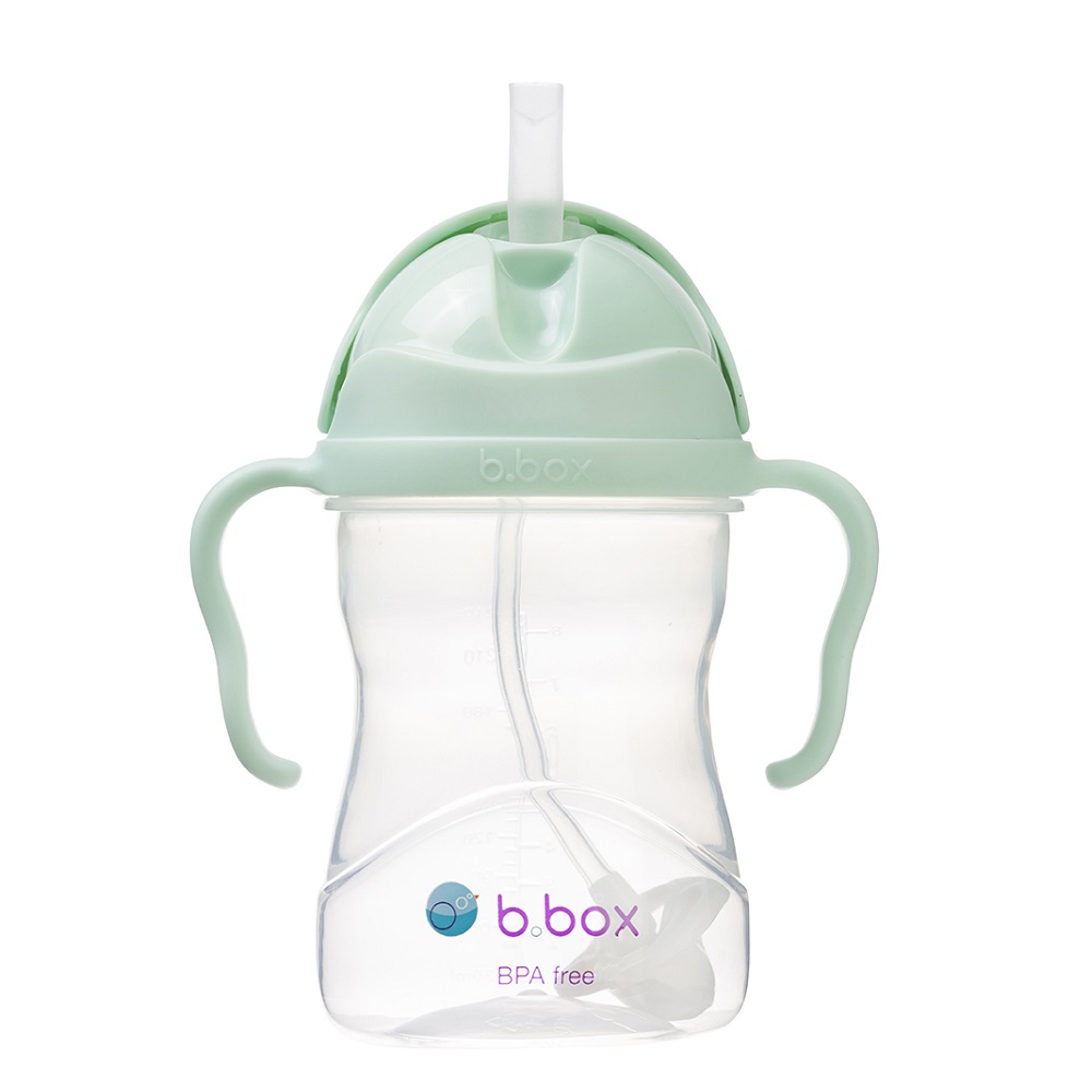 Sippy cup and water bottle for kids B.box Pistachio