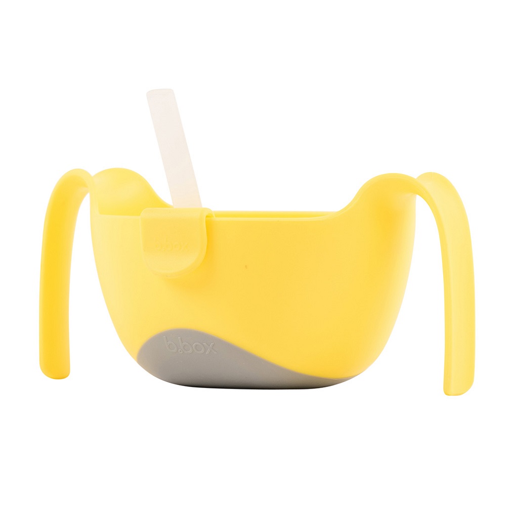 Kids' bowl and straw B.box Lemon Sherbet