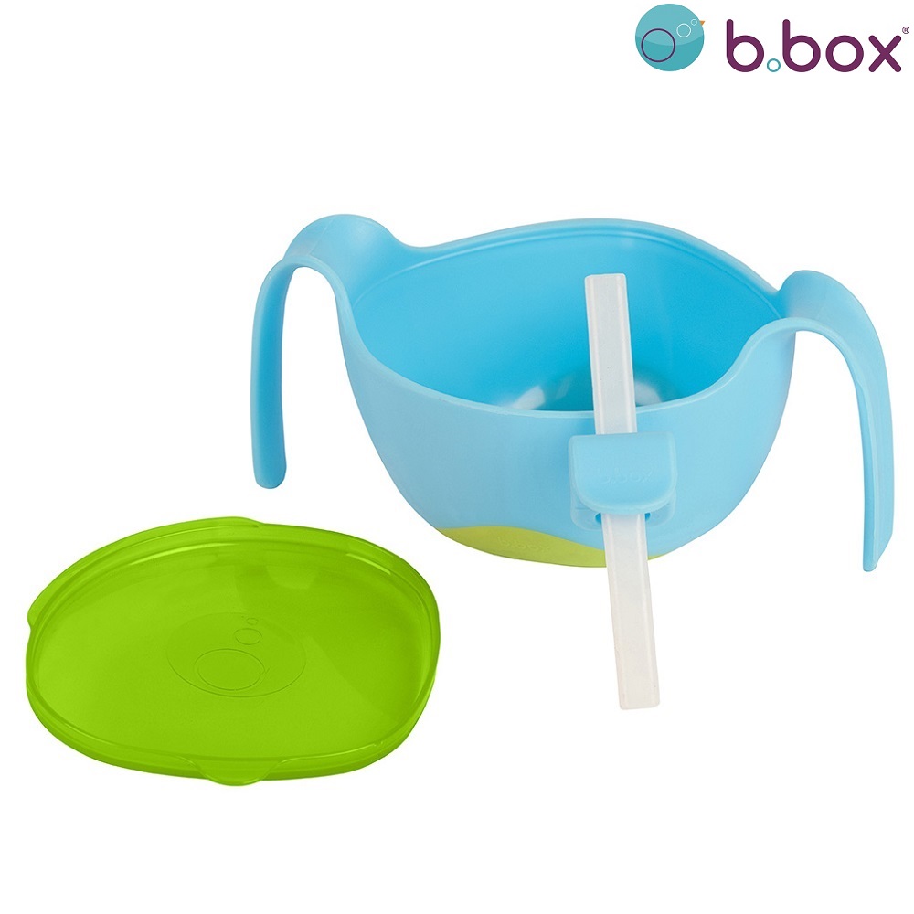 Children's bowl B.box Bowl and Straw XL Ocean Breeze