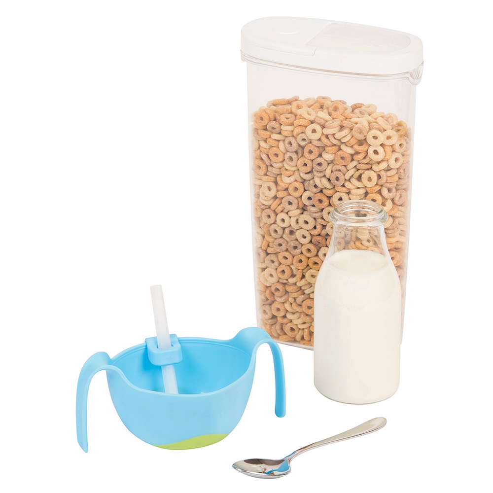 Kids' bowl and straw B.box Ocean Breeze