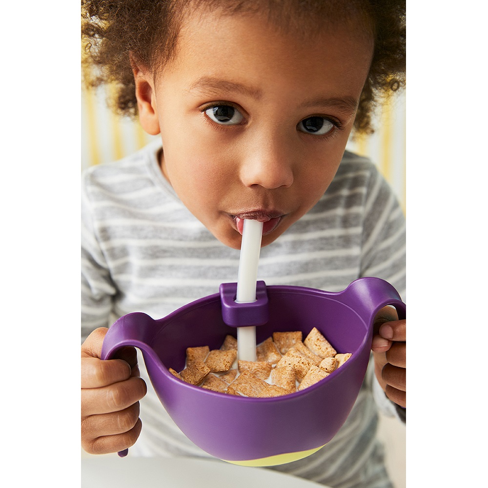 Kids' bowl and straw B.box Passion Splash