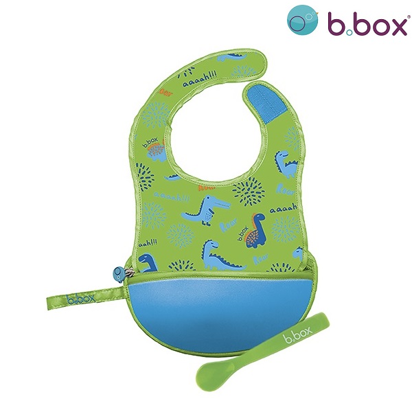 Travel bib with spoon B.box Dino