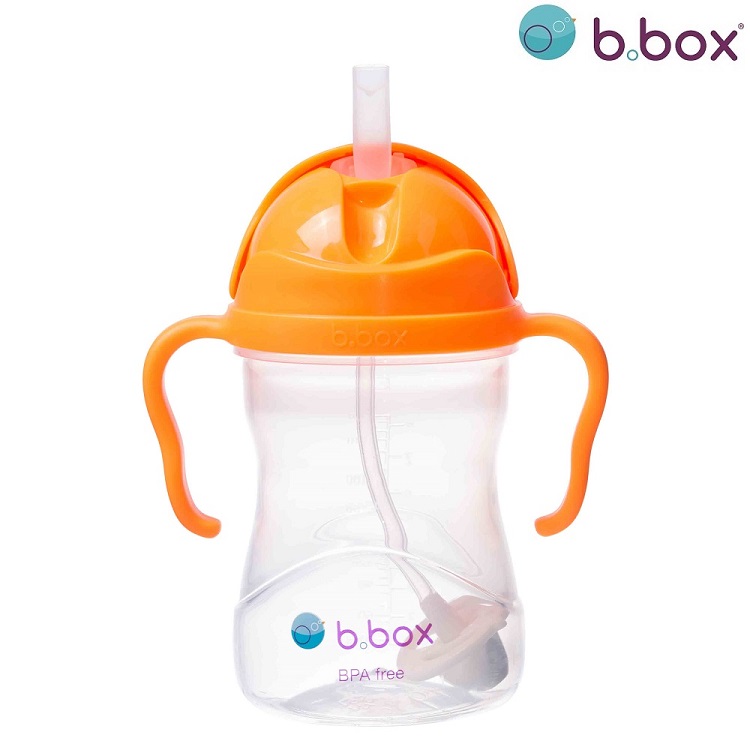 Sippy cup and water bottle for kids B.box Orange Zing