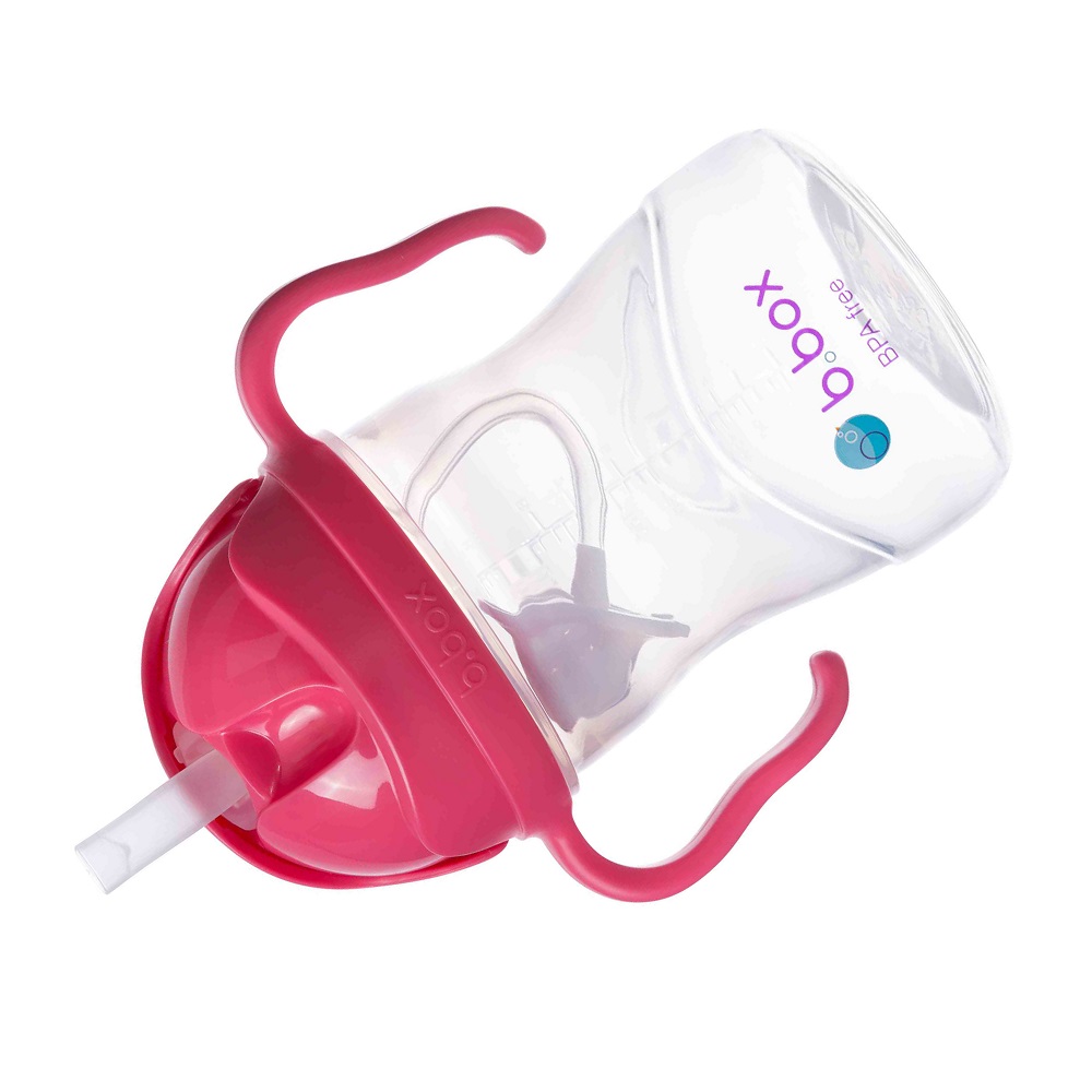 Sippy cup and water bottle for kids B.box Raspberry