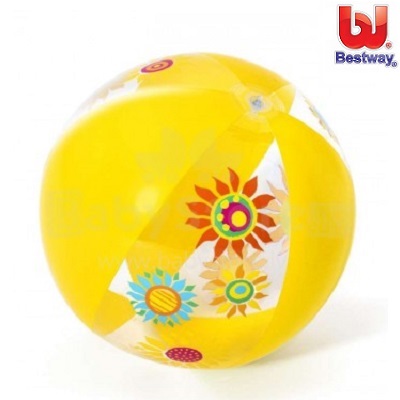 Inflatable beach ball Bestway Yellow