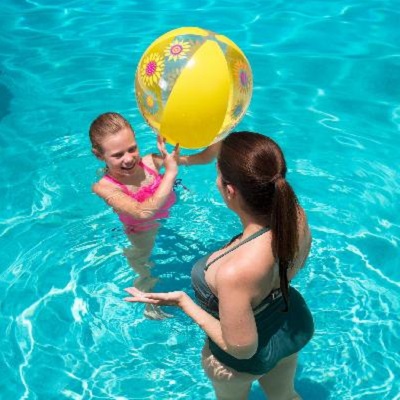 Inflatable beach ball Bestway Yellow