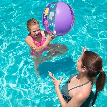 Inflatable beach ball Bestway Purple