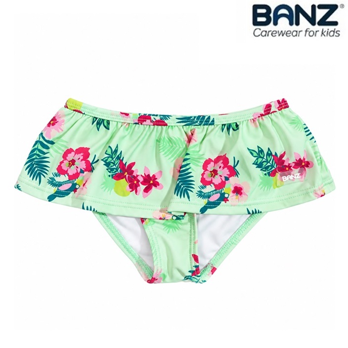 Swim Pants for Girls - Banz Mint Floral