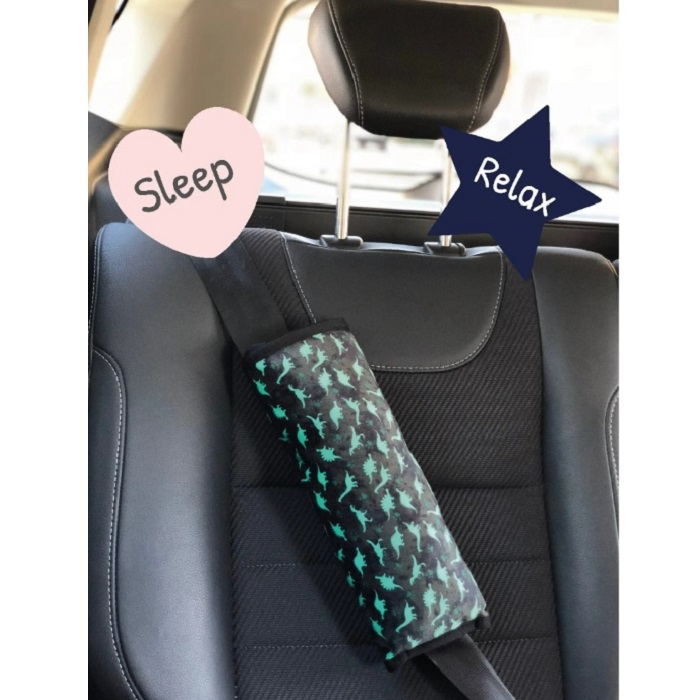 Seat belt pillow for kids Heckbo Dinos