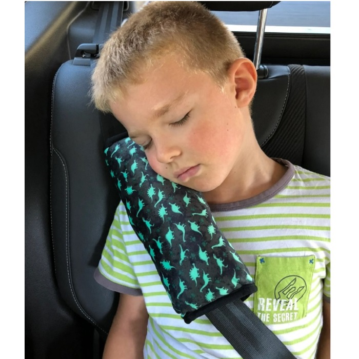 Seat belt pillow for kids Heckbo Dinos