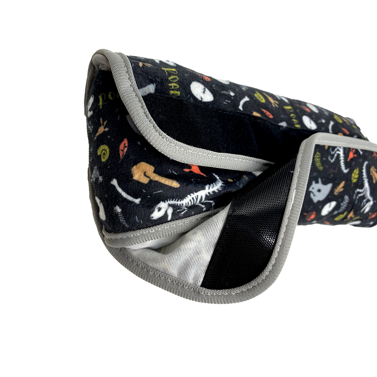 Seat belt pillow for kids Heckbo Dino Skeletons