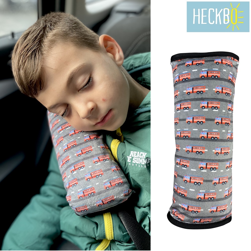 Seat belt pillow for kids Heckbo Fire Trucks