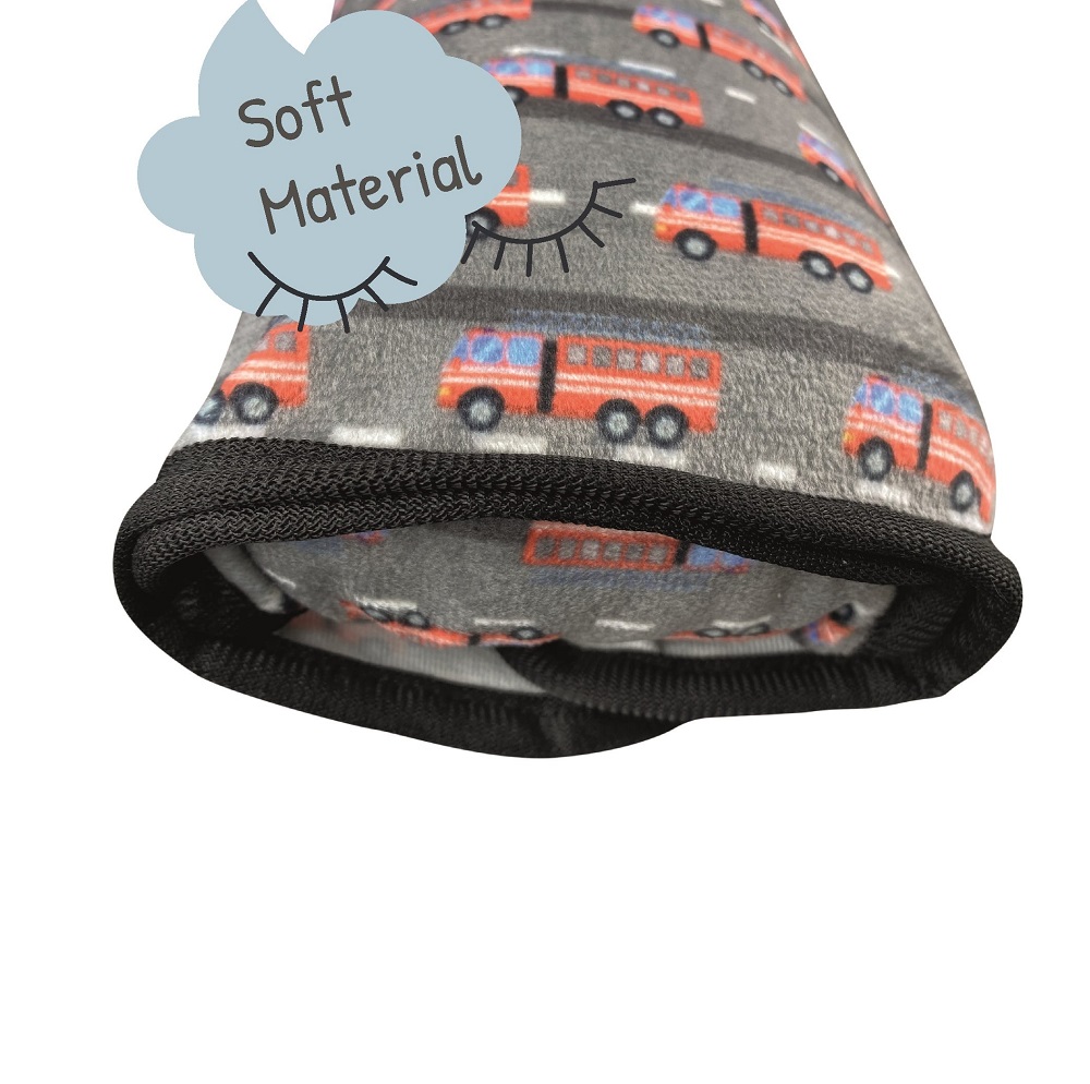 Seat belt pillow for kids Heckbo Fire Trucks