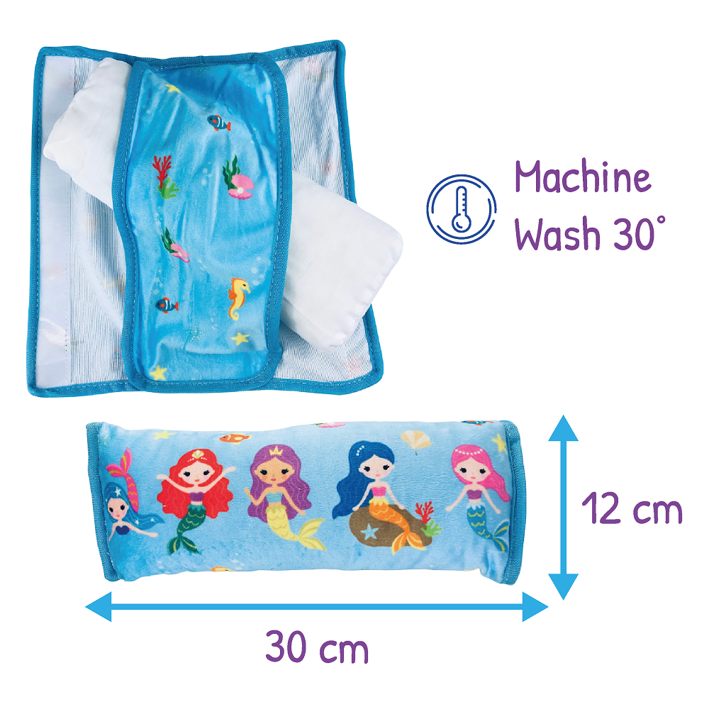 Seat belt pillow for kids Heckbo Mermaids