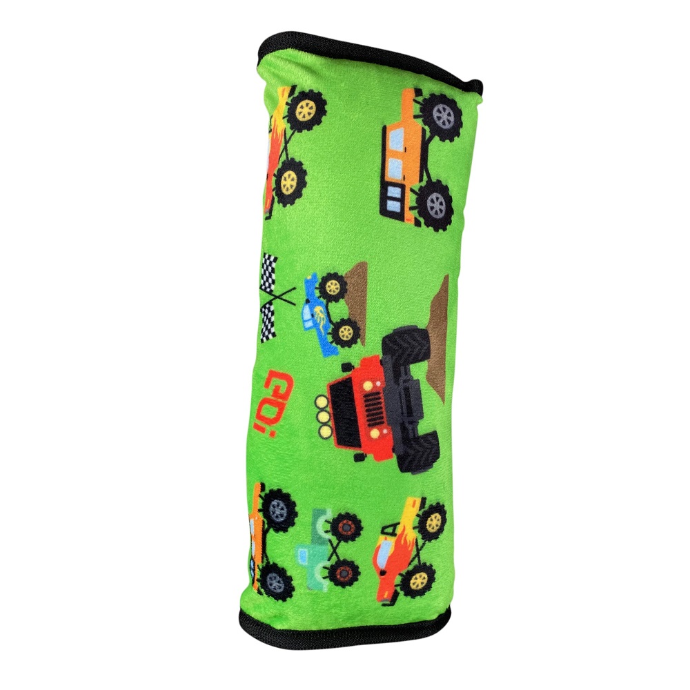 Seat belt pillow for kids Heckbo Monster Trucks