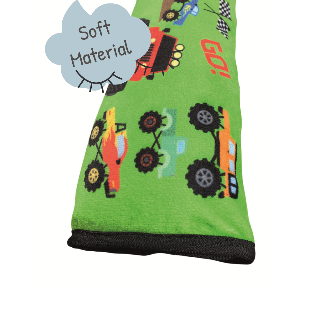 Seat belt pillow for kids Heckbo Monster Trucks