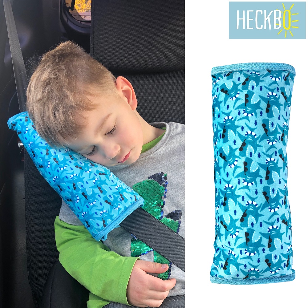 Seat belt pillow for kids Heckbo Sharks