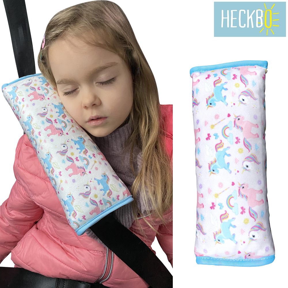 Seat belt pillow for kids Heckbo Unicorns