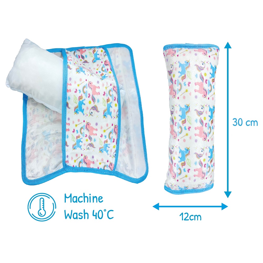 Seat belt pillow for kids Heckbo Unicorns