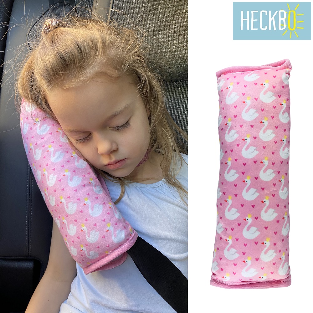 Seat belt pillow for kids Heckbo Swans